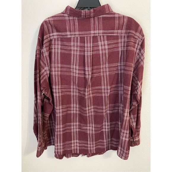 ❤️Mens Big Plaid Long Sleeve Button Down 3XB - Picture 4 of 5